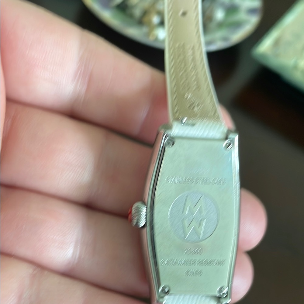 Michele Silver and White Women's Watch - Picture 3 of 9